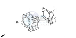 FES150 125 S-WING drawing CYLINDER