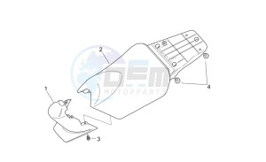 SR 50 Air 1997-2001 drawing Driver saddle