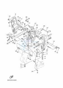 F115AETL drawing FRONT-FAIRING-BRACKET