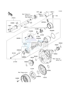 KLX 140 A [KLX140] (A8F-A9FA) A8F drawing STARTER MOTOR