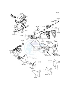 Z800 ZR800CEF UF (UK FA) XX (EU ME A(FRICA) drawing Muffler(s)