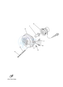 YFM700FWBD YFM70KPSH KODIAK 700 EPS SPECIAL EDITION (B328) drawing HEADLIGHT