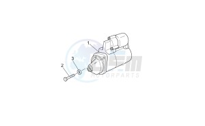 V7 Racer 750 drawing Starter motor