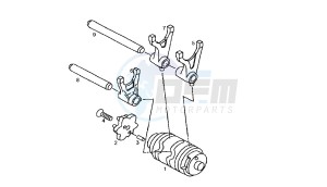 SENDA R - 125 CC VTHSC1B1A 4T EU2 drawing GEAR CHANGE MECHANISM