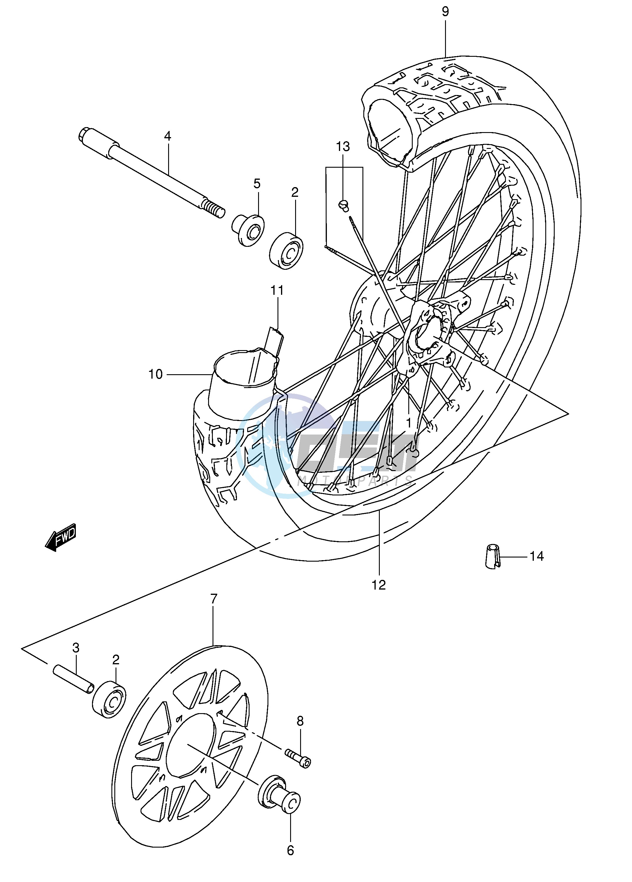 FRONT WHEEL