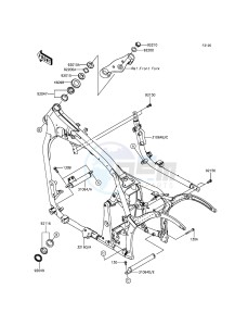 VULCAN 900 CUSTOM VN900CDF GB XX (EU ME A(FRICA) drawing Frame