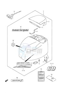 DF 60A drawing Engine Cover