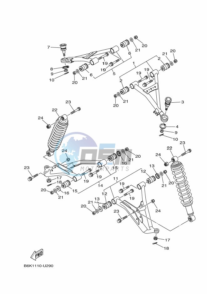 FRONT SUSPENSION & WHEEL