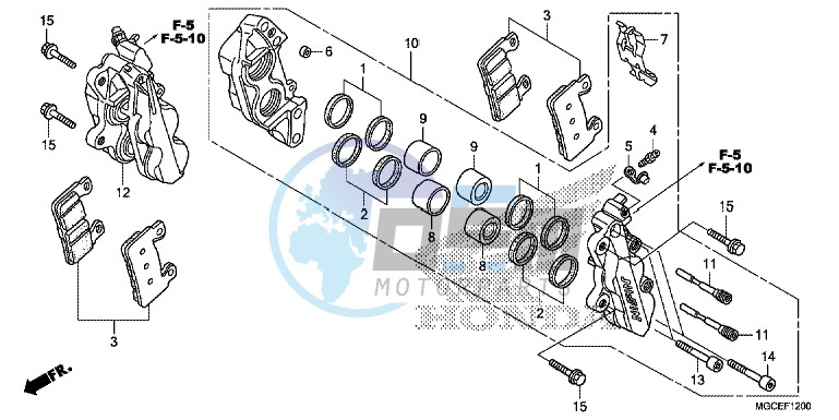 FRONT BRAKE CALIPER