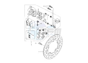 XC VERSITY 300 drawing FRONT BRAKE CALIPER