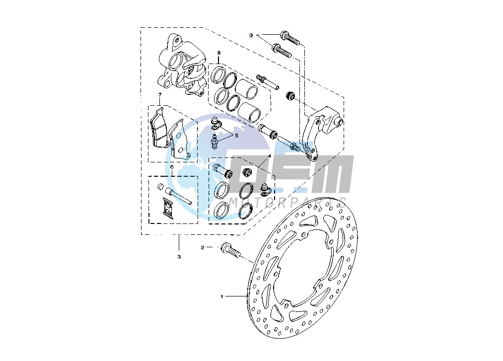 FRONT BRAKE CALIPER