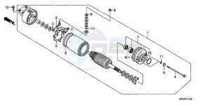 TRX500FEA Australia - (U / EC) drawing STARTING MOTOR