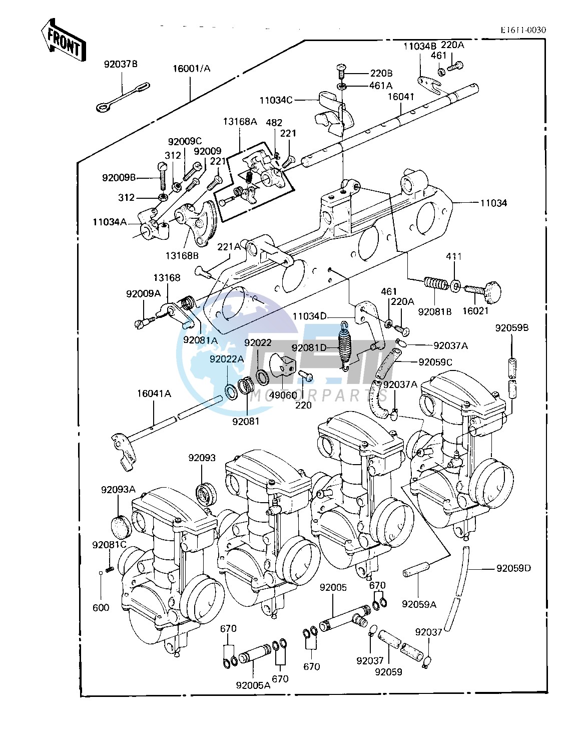 CARBURETOR ASSY -- KZ550-A3- -