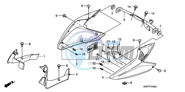 FRONT SIDE COWL