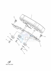 YZF125-A YZF-R125 (B5G2) drawing METER