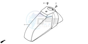 NH80MS drawing FRONT FENDER