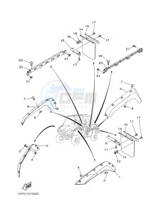 YXM700ES YXM700PSF VIKING EPS SPECIAL EDITION (1XPV) drawing FENDER