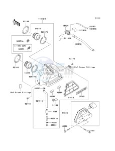 EN 500 C [VULCAN 500 LTD] (C6F-C9F) C8F drawing AIR CLEANER