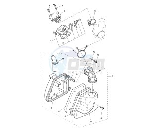 YQ AEROX 50 drawing INTAKE