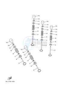 WR250F (1HC6 1HC7 1HC8) drawing VALVE