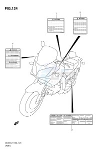 DL650 (E2) V-Strom drawing LABEL (DL650AL1 E2)