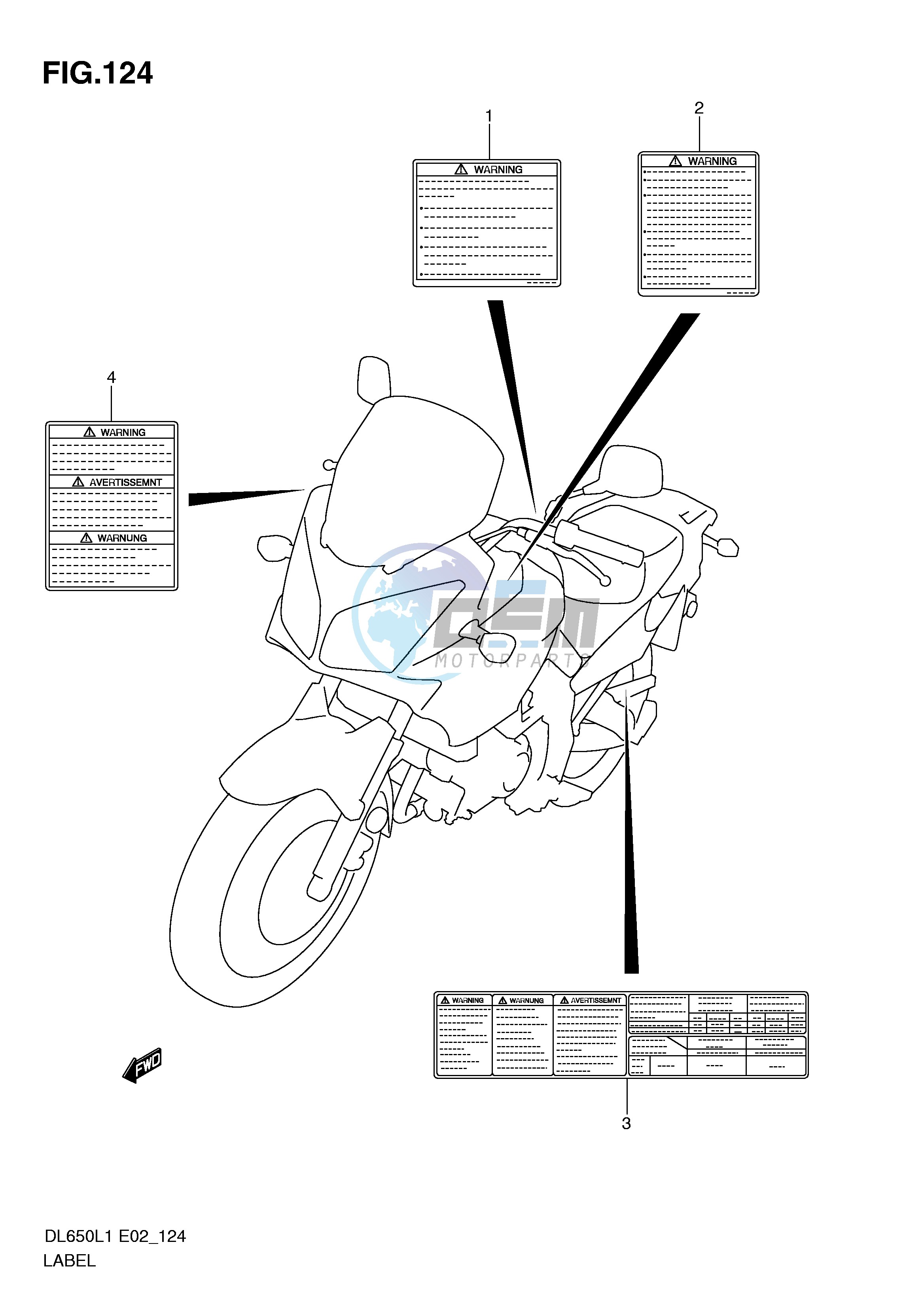 LABEL (DL650AL1 E2)