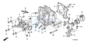 PES125R9 UK - (E / STC 2E) drawing CYLINDER HEAD