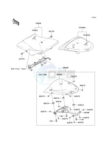 ZX 600 N [ZX-6RR] (N1) N1 drawing SEAT