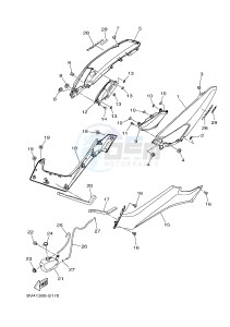 GPD150A GPD150-A NMAX 150 (BV41) drawing SIDE COVER