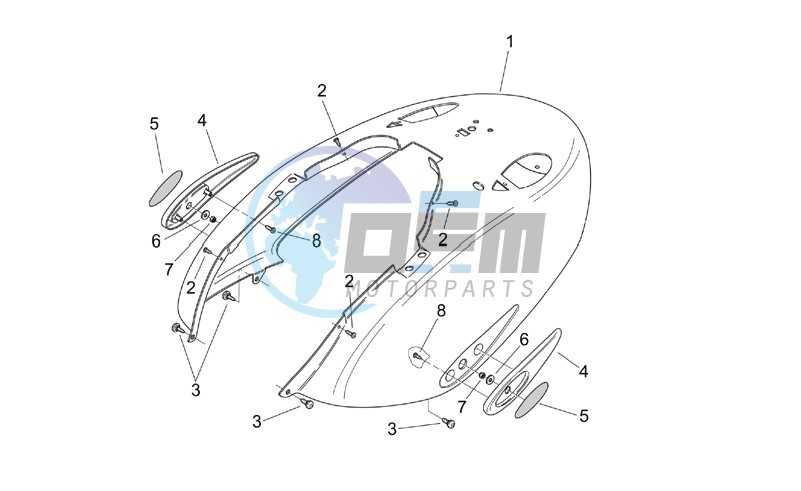 Rear body - Rear fairing