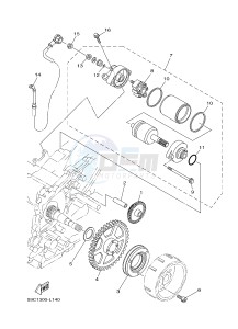 XP500 T-MAX 530 (59CS) drawing STARTER