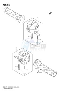 GSX-R1000 (E3-E28) drawing HANDLE SWITCH