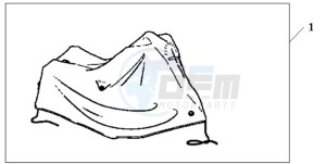 SH300A9 UK - (E / ABS MKH TBX) drawing BODY COVER XL HONDA LOGO