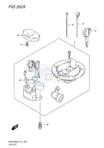 GSX-250 RA drawing LOCK SET