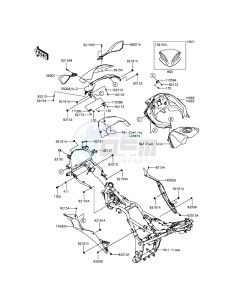 NINJA_300 EX300AFFA XX (EU ME A(FRICA) drawing Cowling