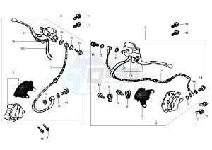 JOYRIDE - 125 cc drawing BRAKE SYSTEM