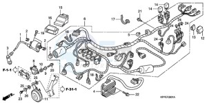 CBR125RWA Korea - (KO) drawing WIRE HARNESS (CBR125RW7/RW9/RWA)