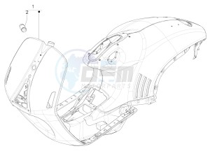 946 ARMANI 125 4T 3V ABS E3 150 (NAFTA) drawing Frame/bodywork