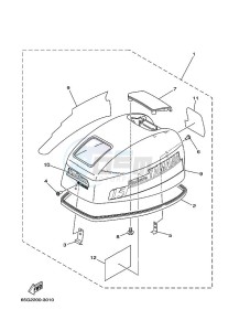 EK15NMHL drawing FAIRING-UPPER