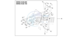 VT125C drawing WIND SHIELD