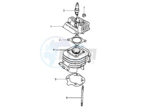 EW SLIDER 50 drawing CYLINDER HEAD