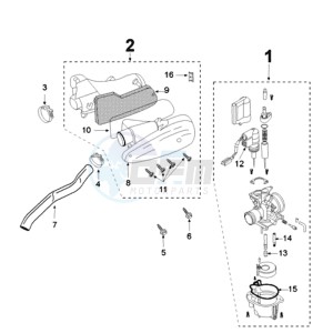 FIGHT 3 A DARKSIDE E drawing CARBURETTOR