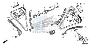 CTX1300AE CTX1300A UK - (E) drawing CAM CHAIN/ TENSIONER