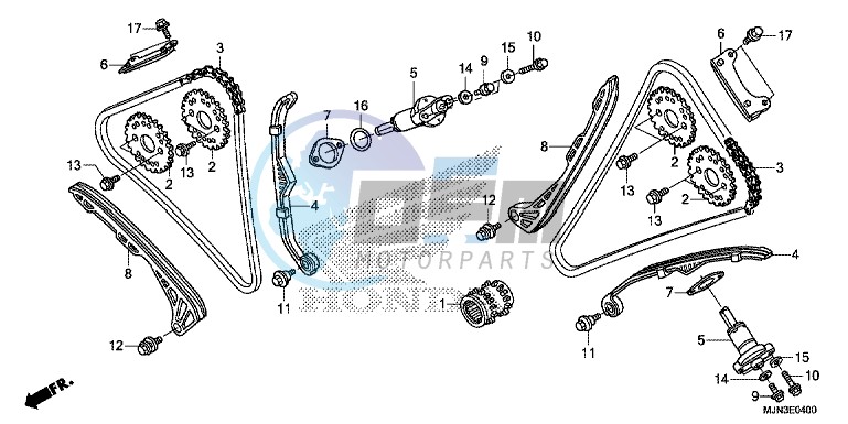 CAM CHAIN/ TENSIONER