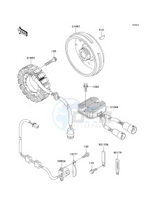 KVF 650 A [PRAIRIE 650 4X4] (A1) [PRAIRIE 650 4X4] drawing GENERATOR