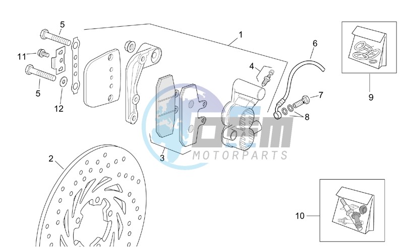 Front brake caliper