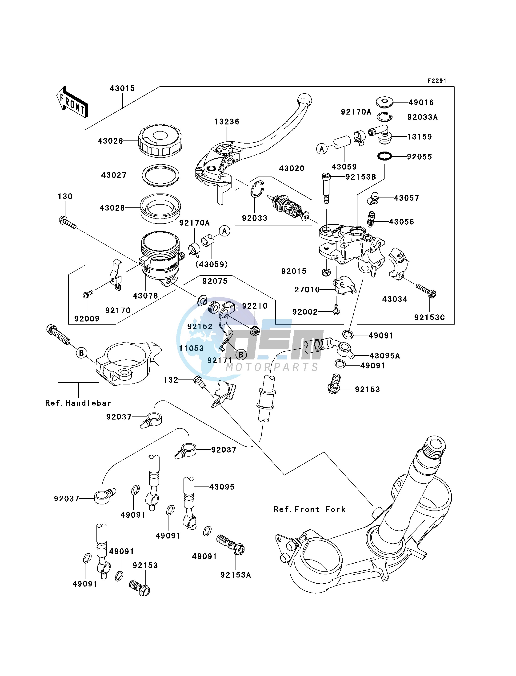 FRONT MASTER CYLINDER