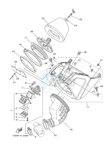 YZ125 (1SRT) drawing INTAKE