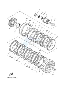 XP500A T-MAX 530 (59CN) drawing CLUTCH