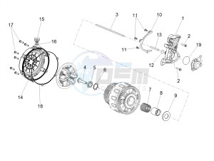 DORSODURO 900 E4 ABS (NAFTA) drawing Clutch cover